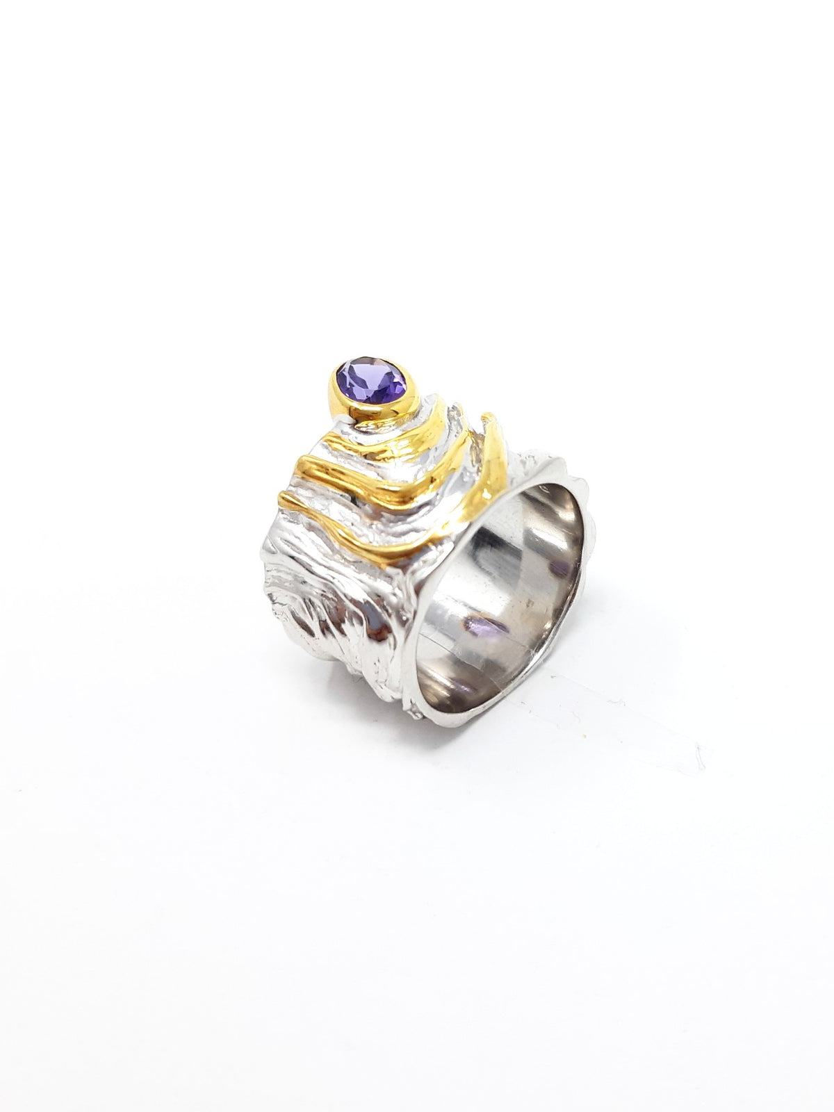 Silver and Amethyst Ring