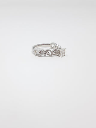 18K White Gold 0.50cttw Canadian Diamond Engagement Ring