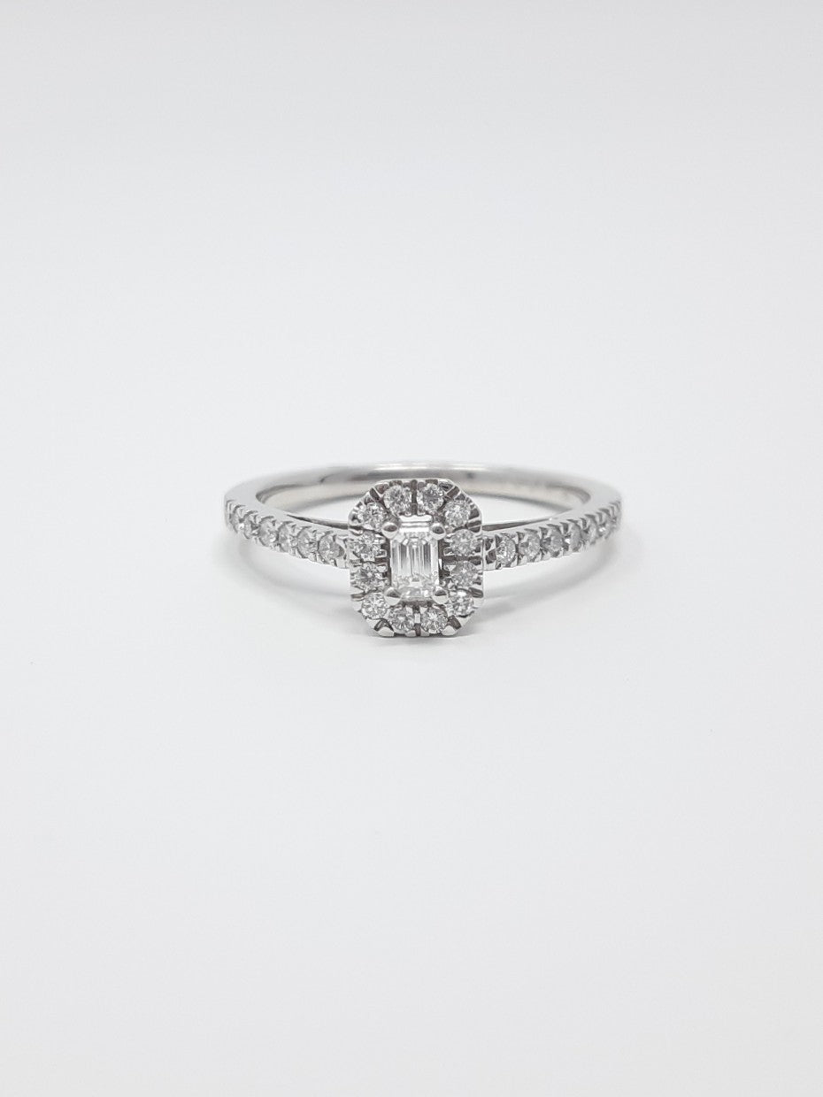 Emerald Cut Diamond Ring