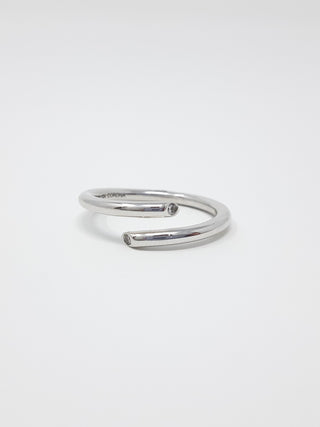 10K Diamond Bypass Ring