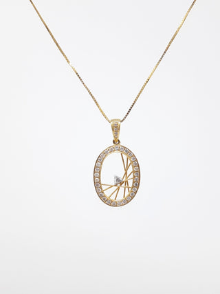 Colgante de diamantes