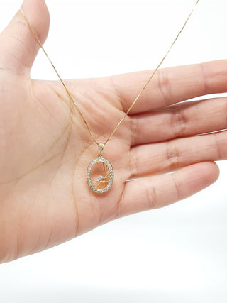 Colgante de diamantes