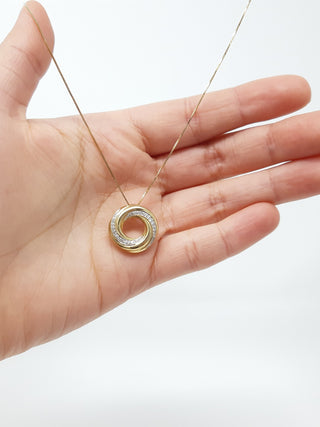 Colgante de diamantes