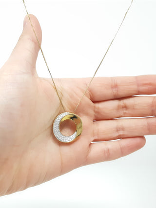Colgante de diamantes