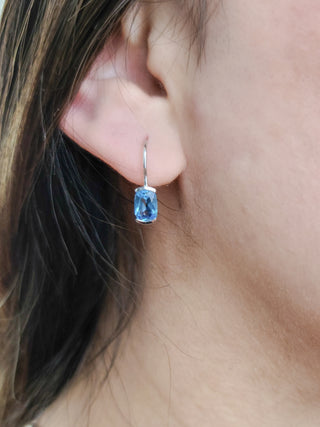 Blue Topaz Earrings
