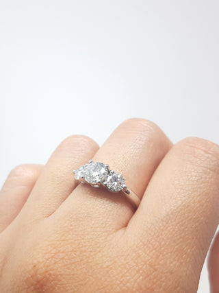 Moissanite Engagement Ring