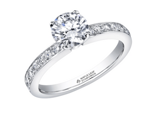Platinum 0.69-2.49cttw Canadian Round Brilliant Diamond Engagement Ring