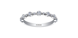 18k White Gold & Palladium (hypoallergenic) 0.50cttw Canadian Diamond Ring, size 6.5