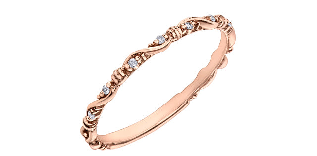 Rose Gold Diamond Ring