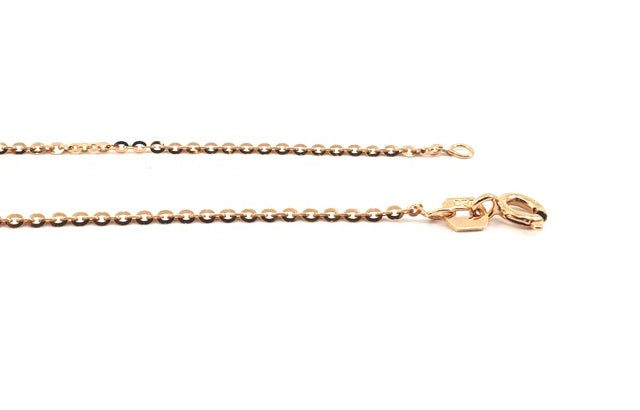 10K Gold Rolo Chain with Spring Clasp - 0.70 mm - Various Length