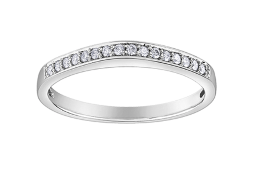 10Kt Claw Set Diamond Band