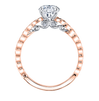 Anillo de oro blanco de 18 quilates/aleación de paladio (hipoalergénico) con diamantes redondos brillantes de 0,85 a 1,34 quilates