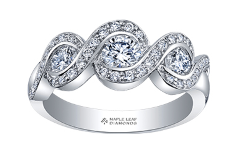 18K White Gold/Palladium Alloy (hypoallergenic) 0.60-1.00cttw Round Brilliant Multi-Stone Diamond Band