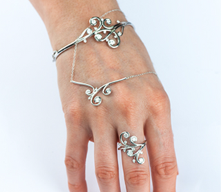 Anillo de diamantes de 0,64 quilates en oro blanco de 14 quilates, talla 6,5