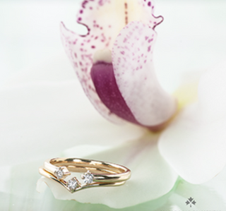 Anillo de diamantes canadienses de oro amarillo de 14 quilates de 0,04 quilates, tamaño 6,5