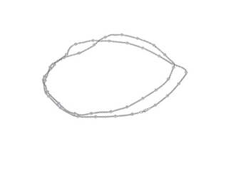 Collar con engaste de bisel de diamantes canadienses de oro blanco de 14 quilates de 3,00 quilates