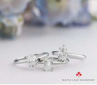 Anillo de compromiso con diamantes en forma de pera canadiense de platino de 0,50 a 0,70 quilates, tamaño 6,5