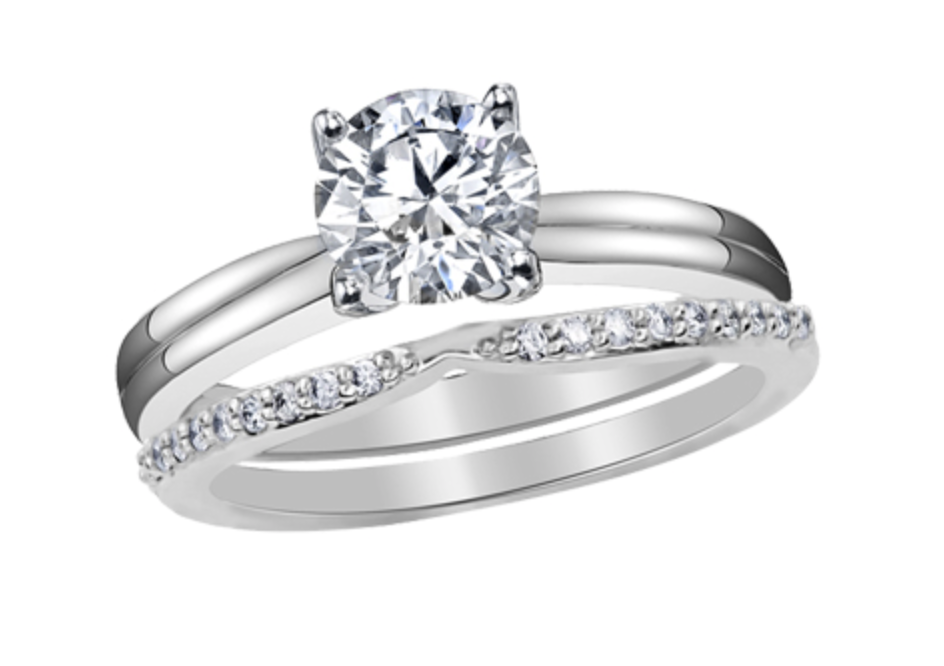 Platinum 0.30-0.70cttw Canadian Round Brilliant Diamond Engagement Ring