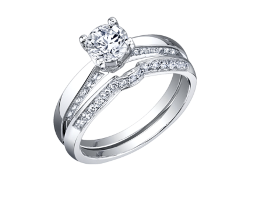 Platinum 0.35-0.82cttw Canadian Round Brilliant Diamond Engagement Ring