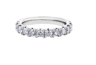 18K White, Yellow, or Rose Gold 0.50-1.50cttw Canadian Diamond Band