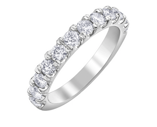 18K White, Yellow, or Rose Gold 0.50-1.50cttw Canadian Diamond Band