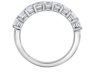 18K White, Yellow, or Rose Gold With Palladium Alloy (hypoallergenic) 1.40-1.85cttw Canadian Diamond Band