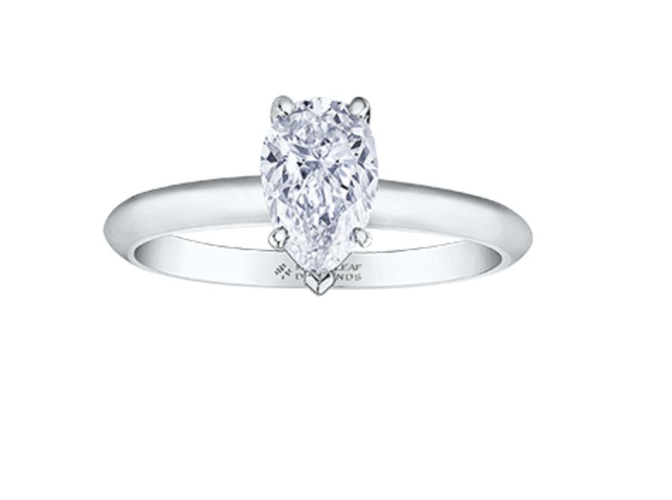 Platinum round 2025 diamond engagement rings