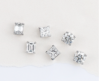 14K White Gold 0.10-1.00cttw Round Brilliant Canadian Diamond Stud Earrings