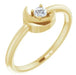 Oro amarillo de 14 quilates.