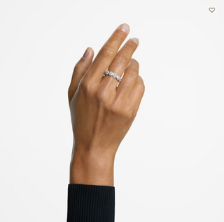 Swarovski Anillo Constella Pavé, blanco, Baño de rodio - 5642608 