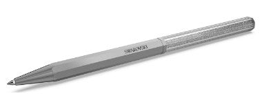 Swarovski Crystalline ballpoint pen, Octagon shape, Gray, Graphite pla ...