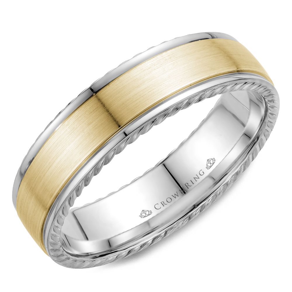 Banda de anillo de corona - WB-005R6YW-M10