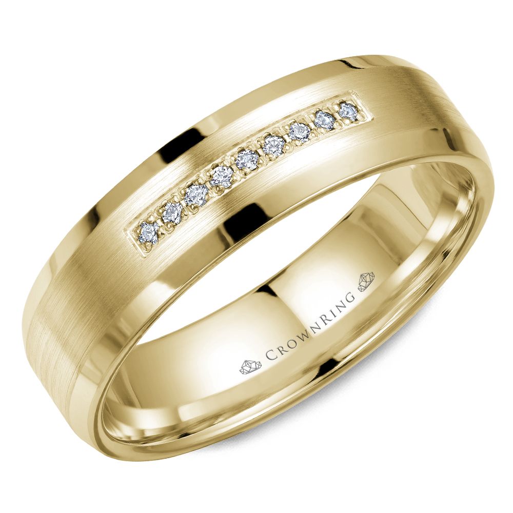 Crown Ring Band - WB-9612Y-M10