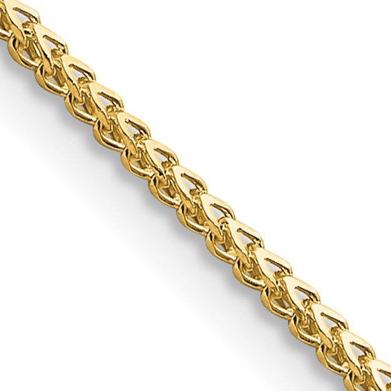 Cadena Franco de oro de 14 quilates de 1,5 mm