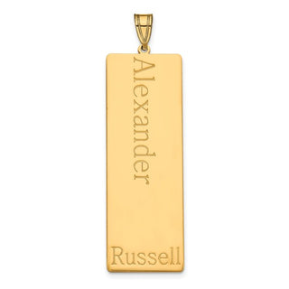 (Hasta 8 nombres) Nombre Familia Colgante 