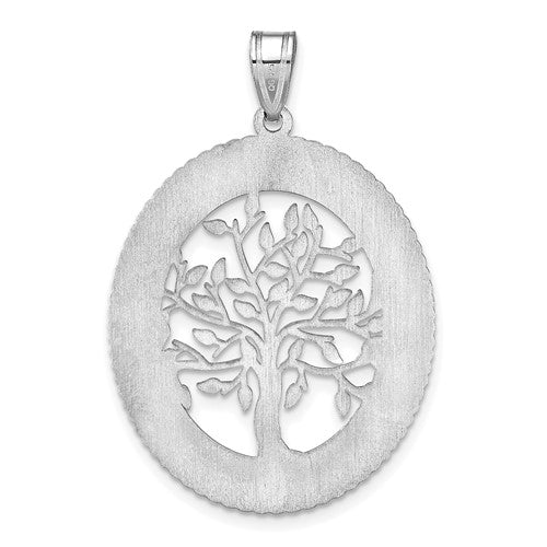 Family Tree Oval Pendant (Up to 3 names)