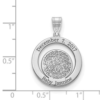 Charm vertical con firma y huella digital 