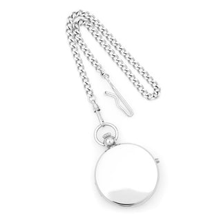 Reloj de bolsillo grabable en plata