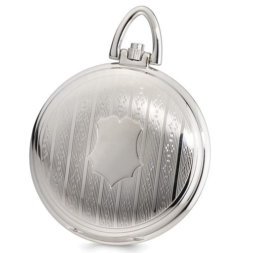 Reloj de bolsillo con esfera blanca Charles Hubert Shield