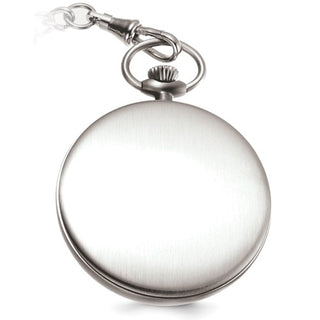 Reloj de bolsillo de cuarzo tritio con esfera abierta de acero inoxidable Charles Hubert