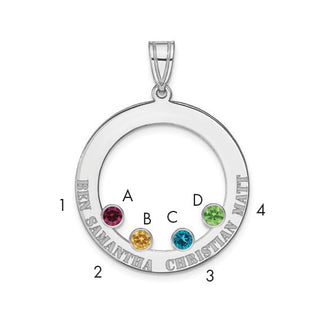 Crystal Family Pendants (up to 4 names/stones)
