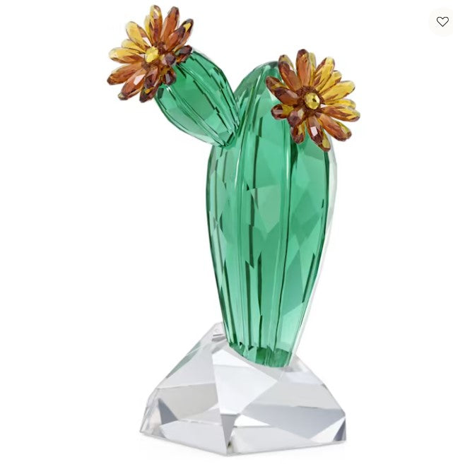 Swarovski Crystal Flowers Golden Yellow Cactus - 5427592- Discontinued