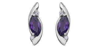 Pendientes de amatista