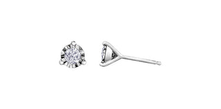 Pendientes con forma de estrella de diamantes