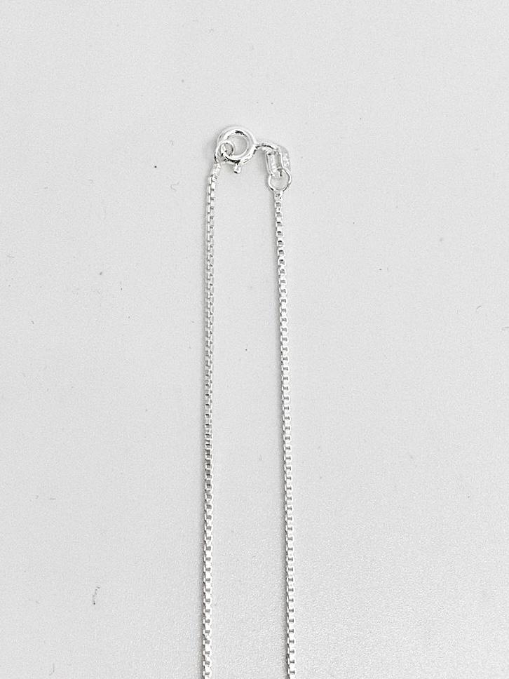 925 Sterling Silver 1.1mm Polished Boxed Chain with Spring Clasp - 18 Inches
