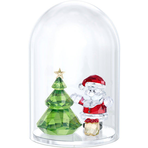 Swarovski Bell Jar - Christmas Tree &amp; Santa 5403170 - Core