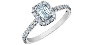 14K Gold 0.84cttw Lab Grown Diamond Engagement Ring