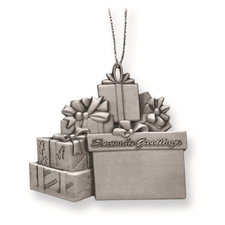 Paquetes de regalo de peltre Adorno grabable