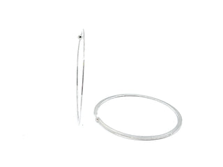 Pendientes Aro Plata Ley 50mm