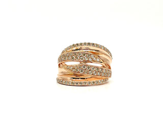 10K Rose Gold Gold 1.00cttw Diamond Ring